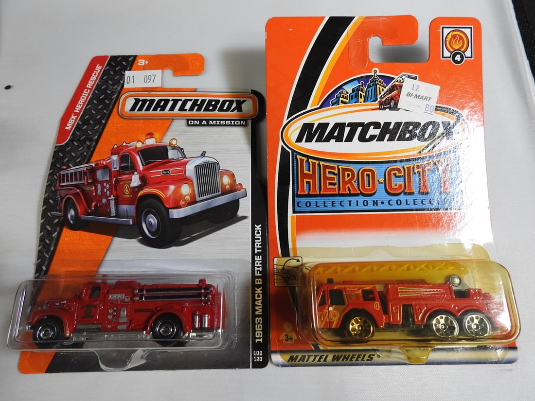 Matchbox and Hot Wheels Fire and Rescue Vehicles - 2