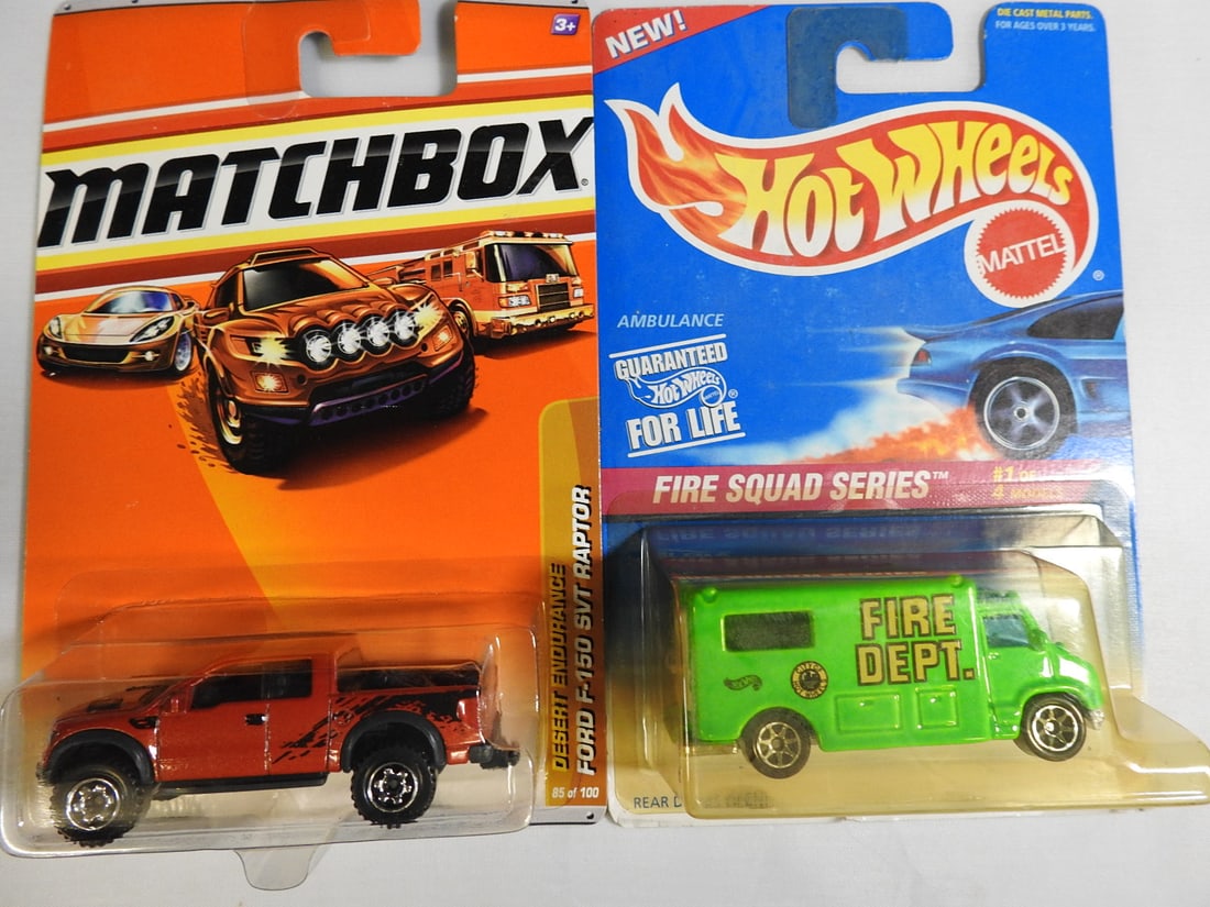 Matchbox and Hot Wheels Fire and Rescue Vehicles - 6