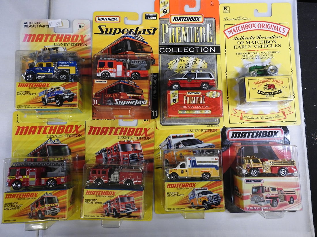 Matchbox Lesney, Superfast and Premiere Fire Models (1 of 9)