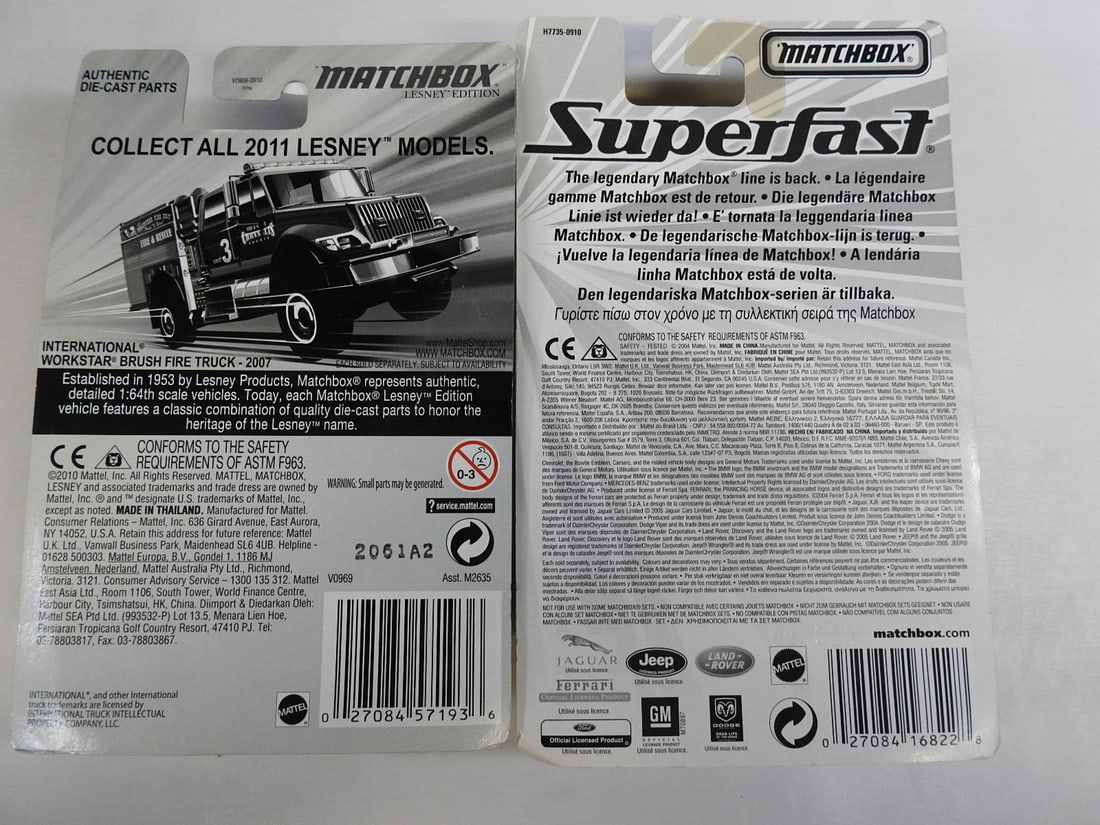 Matchbox Lesney, Superfast and Premiere Fire Models - 3