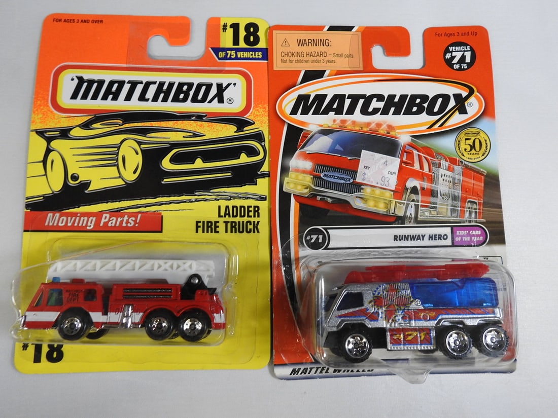 Matchbox and Hot Wheels Fire and Rescue Vehicles - 10