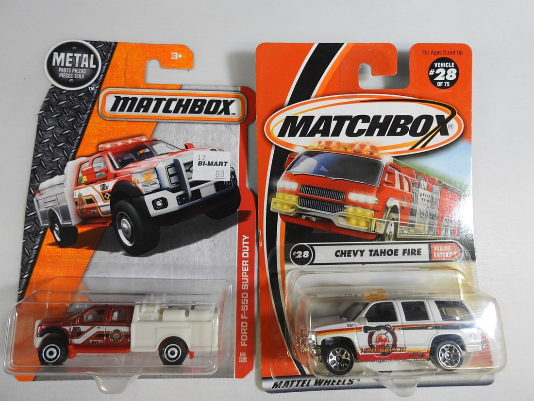 Matchbox and Hot Wheels Fire and Rescue Vehicles - 8