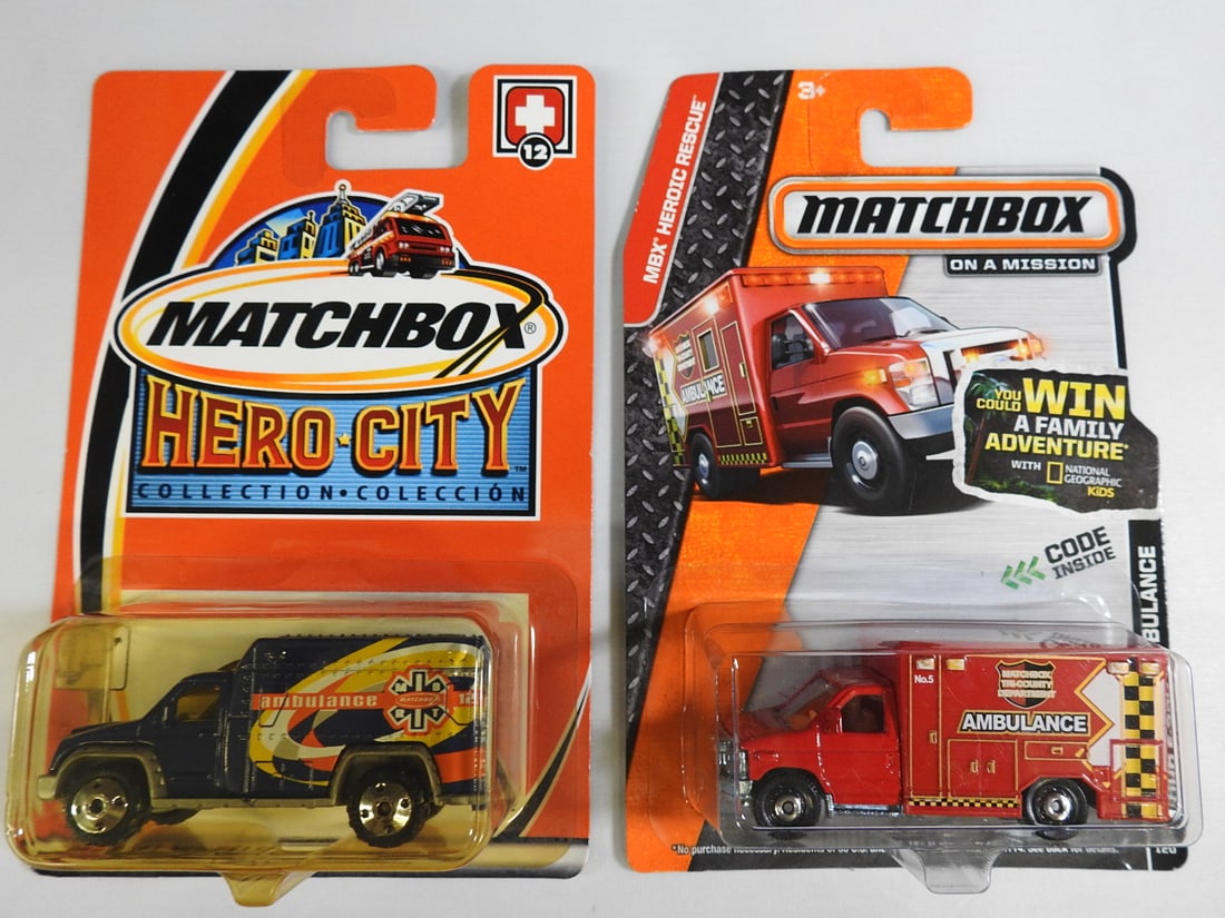 Matchbox and Hot Wheels Fire, Rescue and Off-Road Vehicles - 12