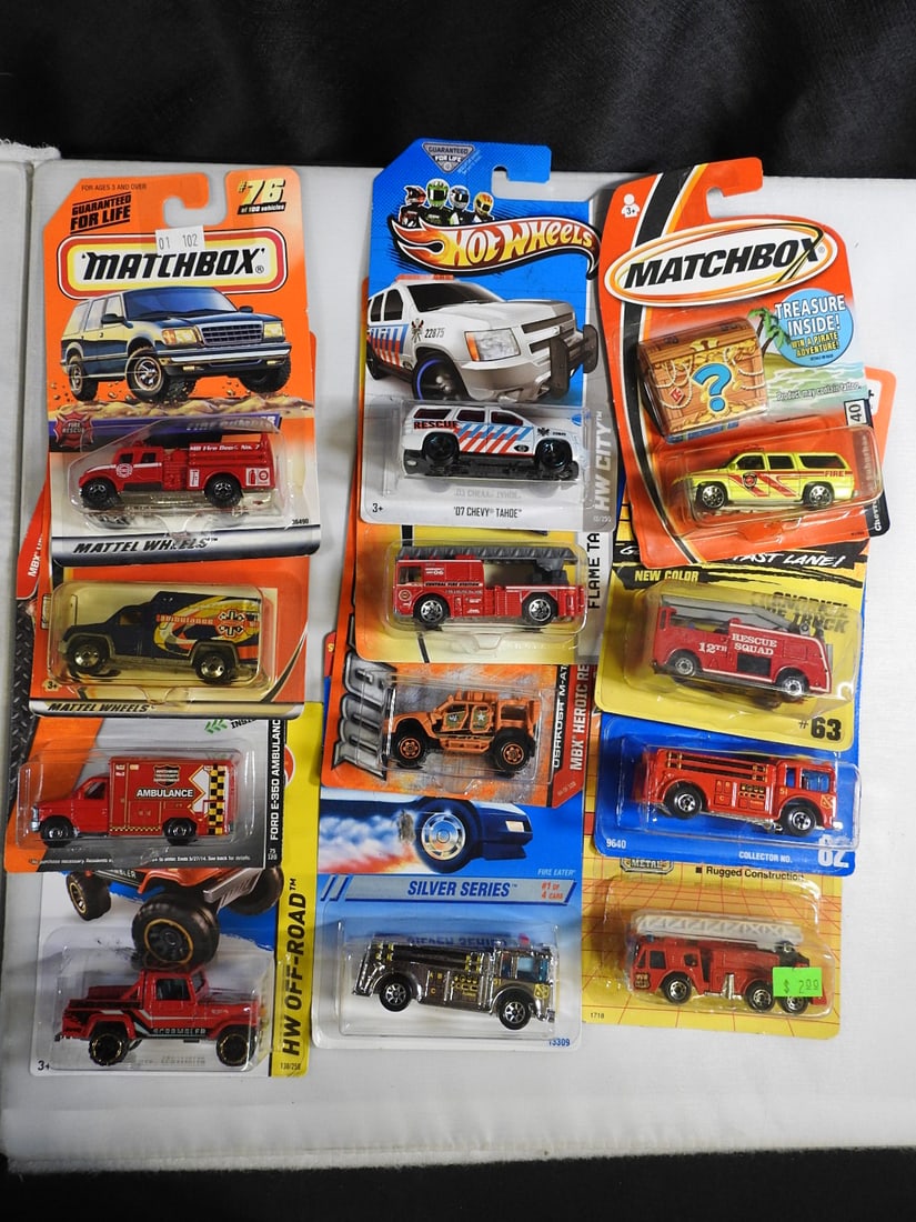 Matchbox and Hot Wheels Fire, Rescue and Off-Road Vehicles (1 of 13)
