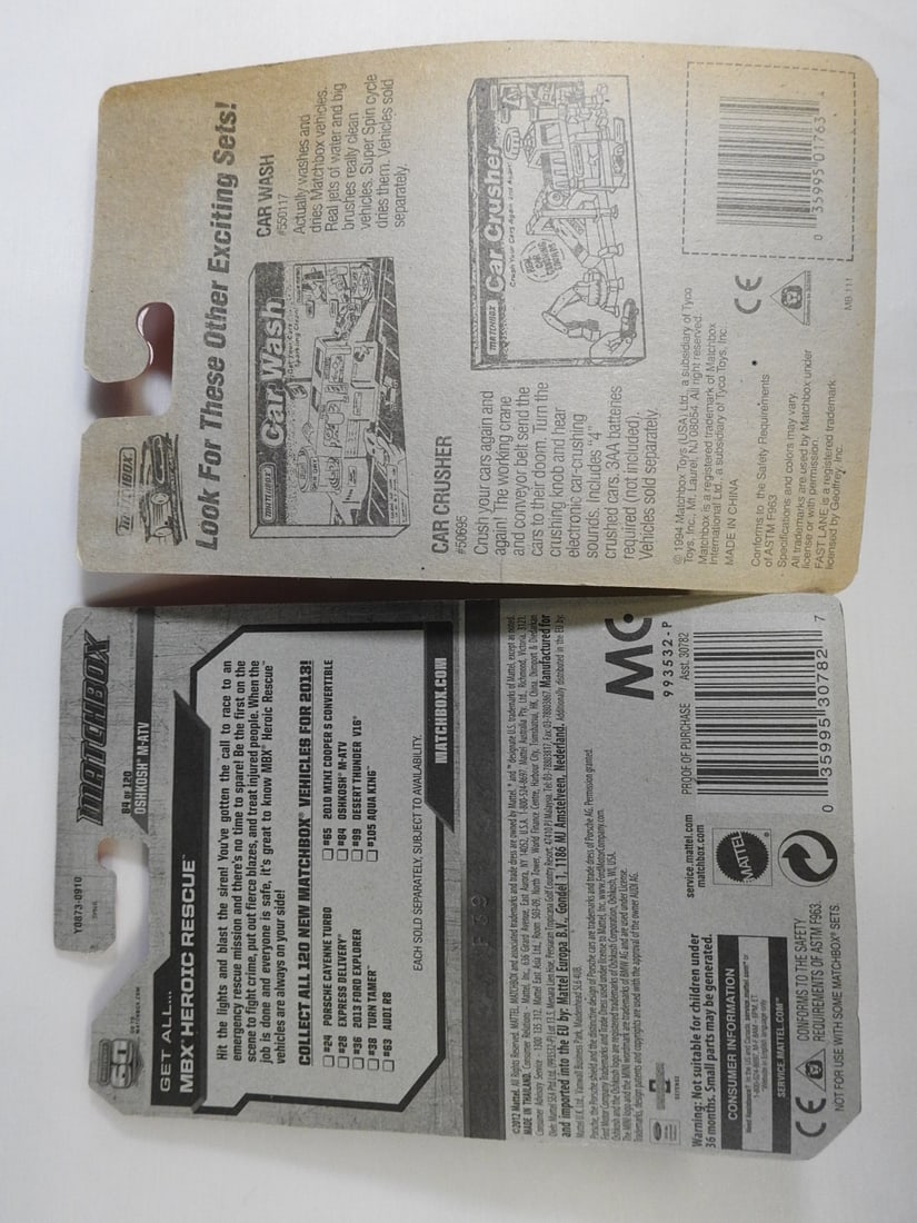 Matchbox and Hot Wheels Fire, Rescue and Off-Road Vehicles - 9