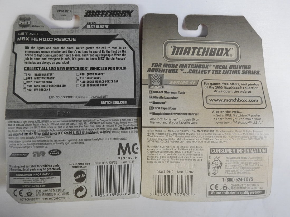 Matchbox, Hot Wheels and Majorette Fire Vehicles - 5