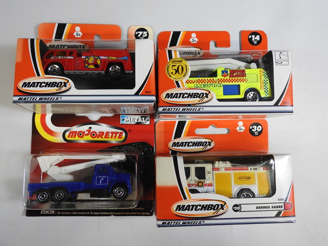 Matchbox, Hot Wheels and Majorette Fire Vehicles - 6
