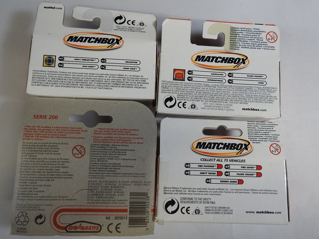 Matchbox, Hot Wheels and Majorette Fire Vehicles - 7
