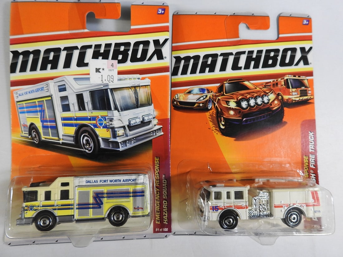 Large Matchbox and Die-Cast Fire Vehicle Collection - 8
