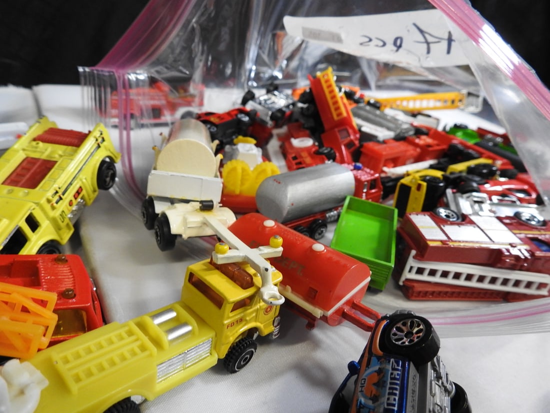 Loose Fire and Emergency Toy Vehicles, Lot of 45 - 6