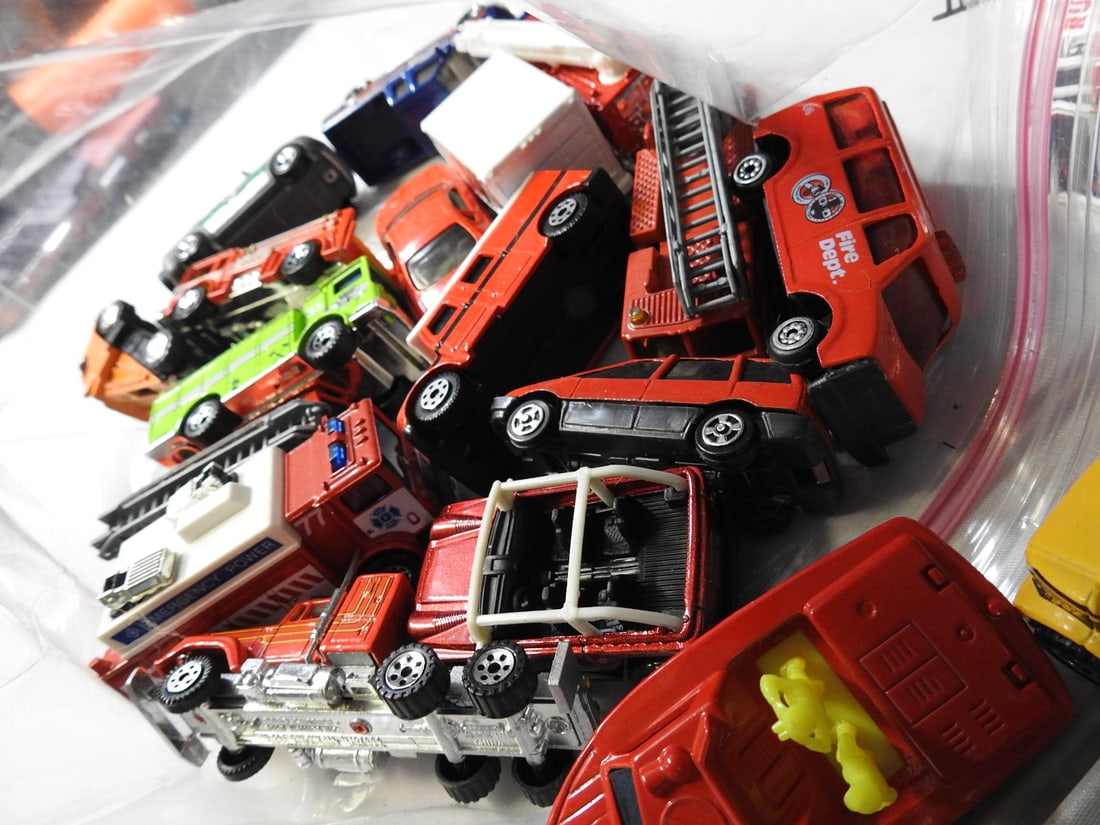 Loose Fire and Emergency Toy Vehicles, Lot of 54 - 3