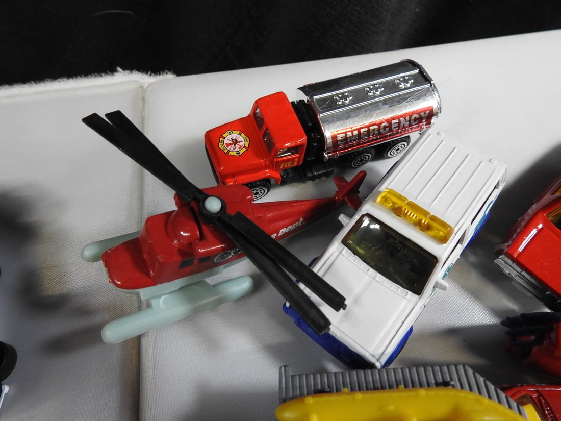 Loose Fire and Emergency Toy Vehicles, Lot of 54 - 5