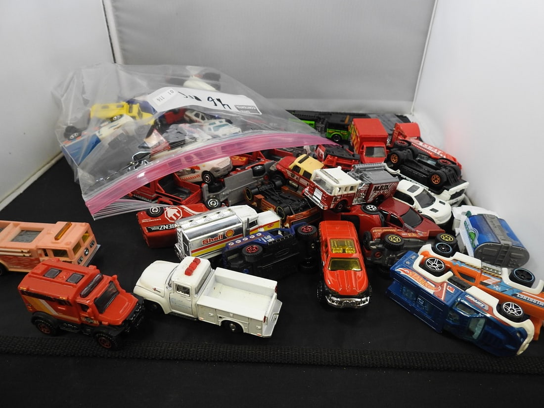 Loose Die-Cast Cars and Trucks, Lot of 46 - 2