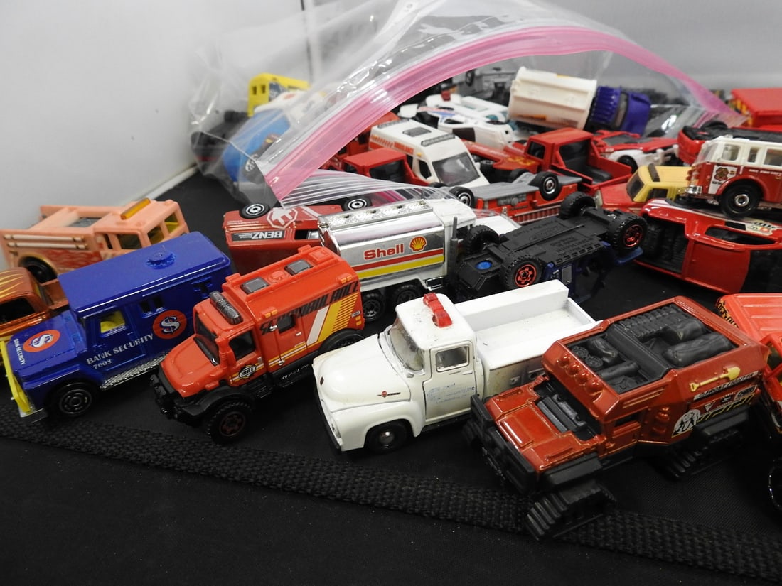 Loose Die-Cast Cars and Trucks, Lot of 46 - 4