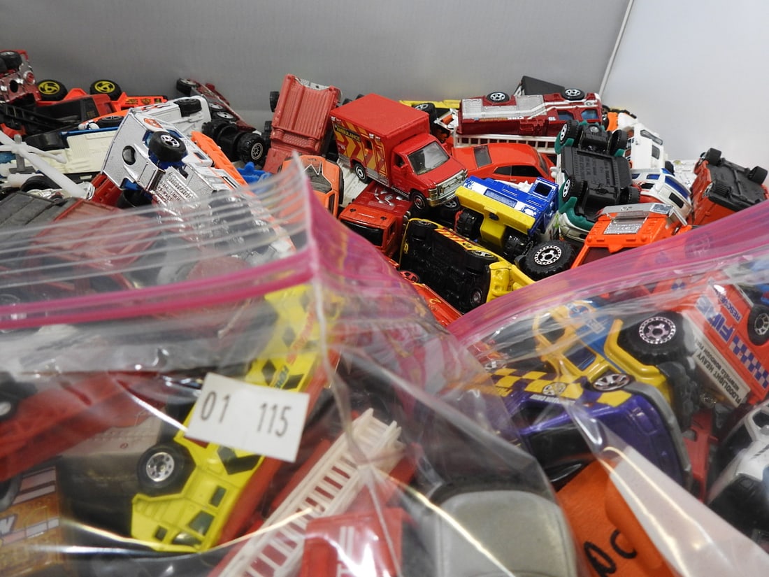 Loose Die-Cast Cars and Trucks, Lot of 85 - 2