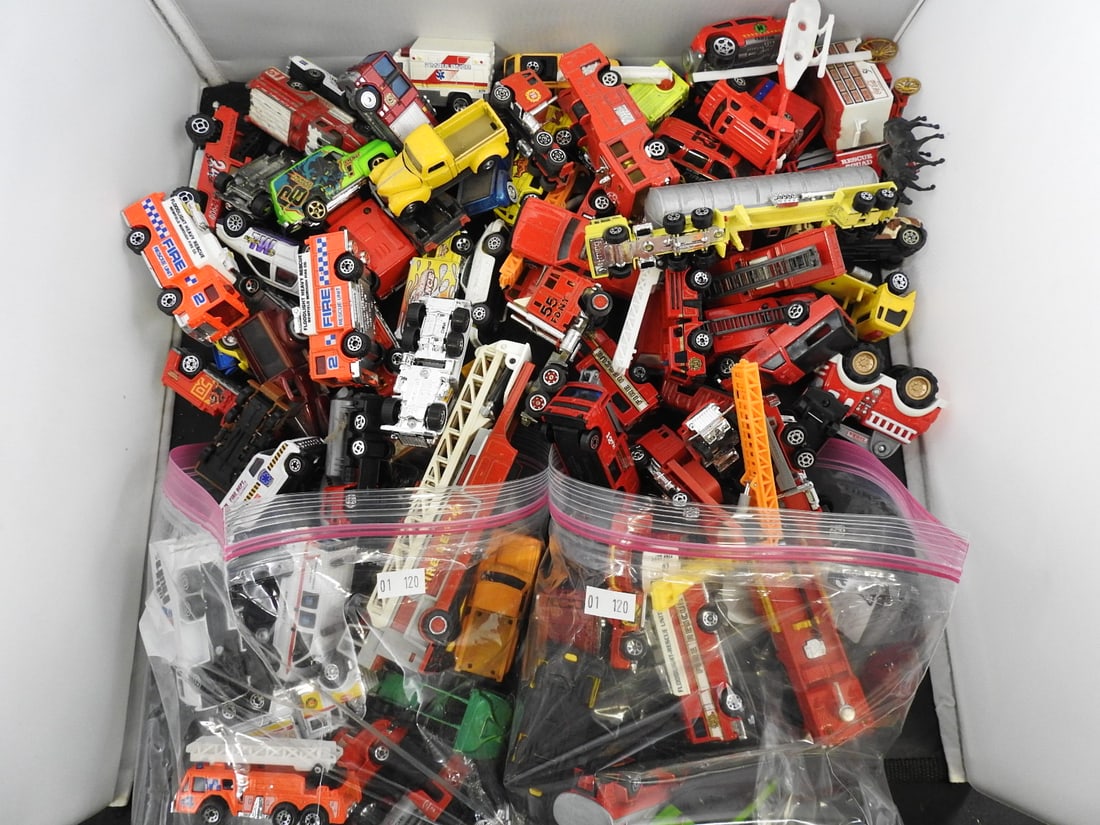 Large Loose Fire and Emergency Vehicle Lot (1 of 4)