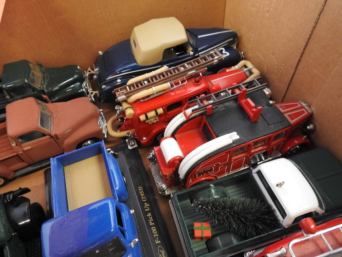 Mixed Die-Cast Cars, Pickups and Fire Vehicles - 2