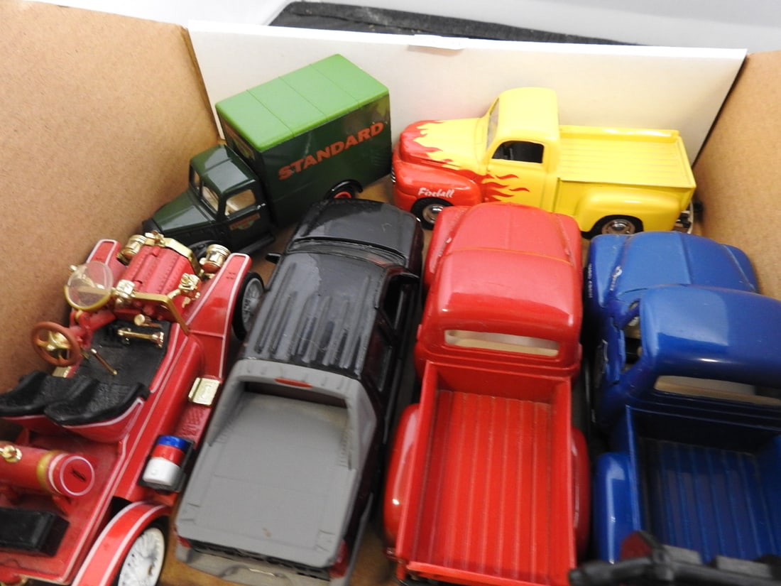 Mixed Die-Cast Pickups, Fire Engines and Monster Truck - 4