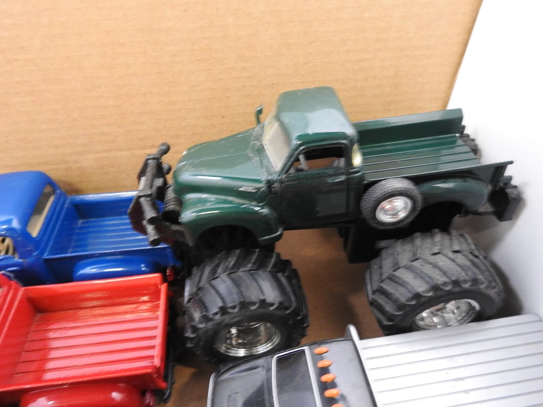 Mixed Die-Cast Pickups, Fire Engines and Monster Truck - 5