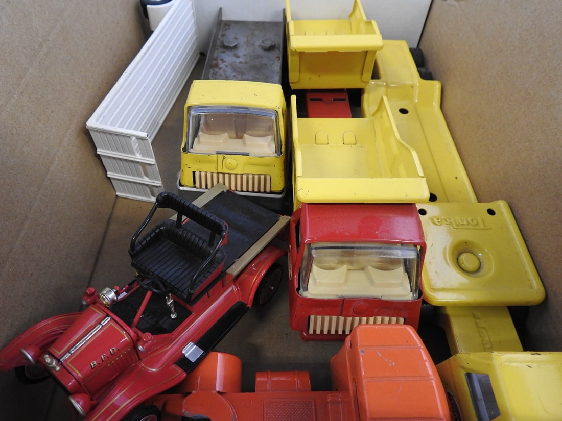 Tonka Trucks and 1922 Ford Fire Engine Model Lot (1 of 3)