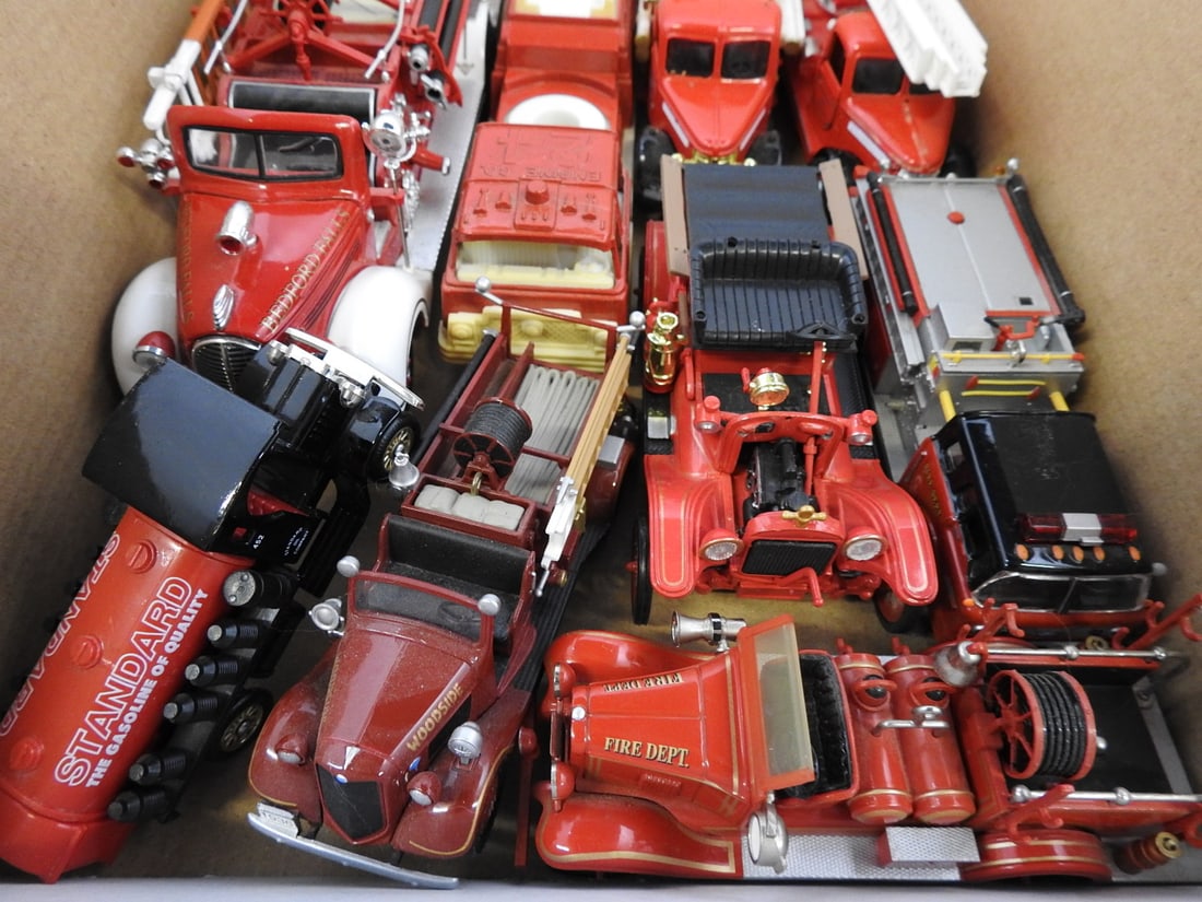 Vintage Die-Cast Fire Truck Collection - 3