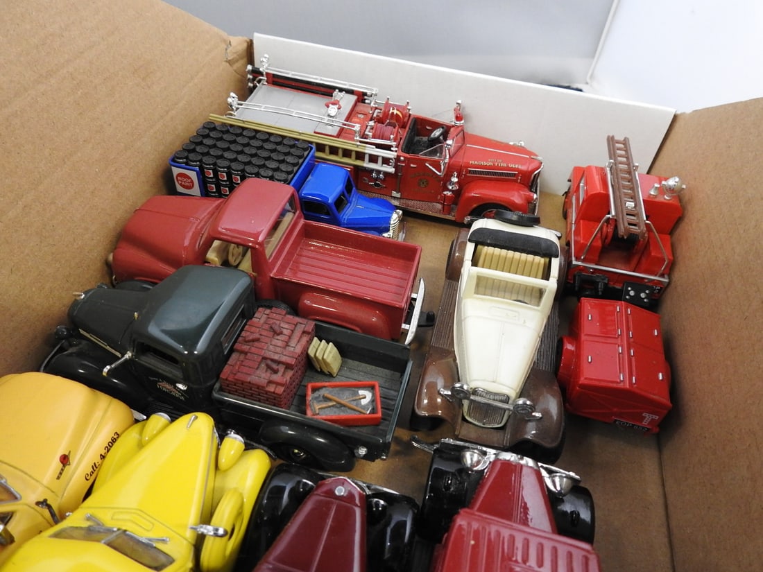 Mixed Die-Cast Cars, Trucks and Fire Vehicles - 3