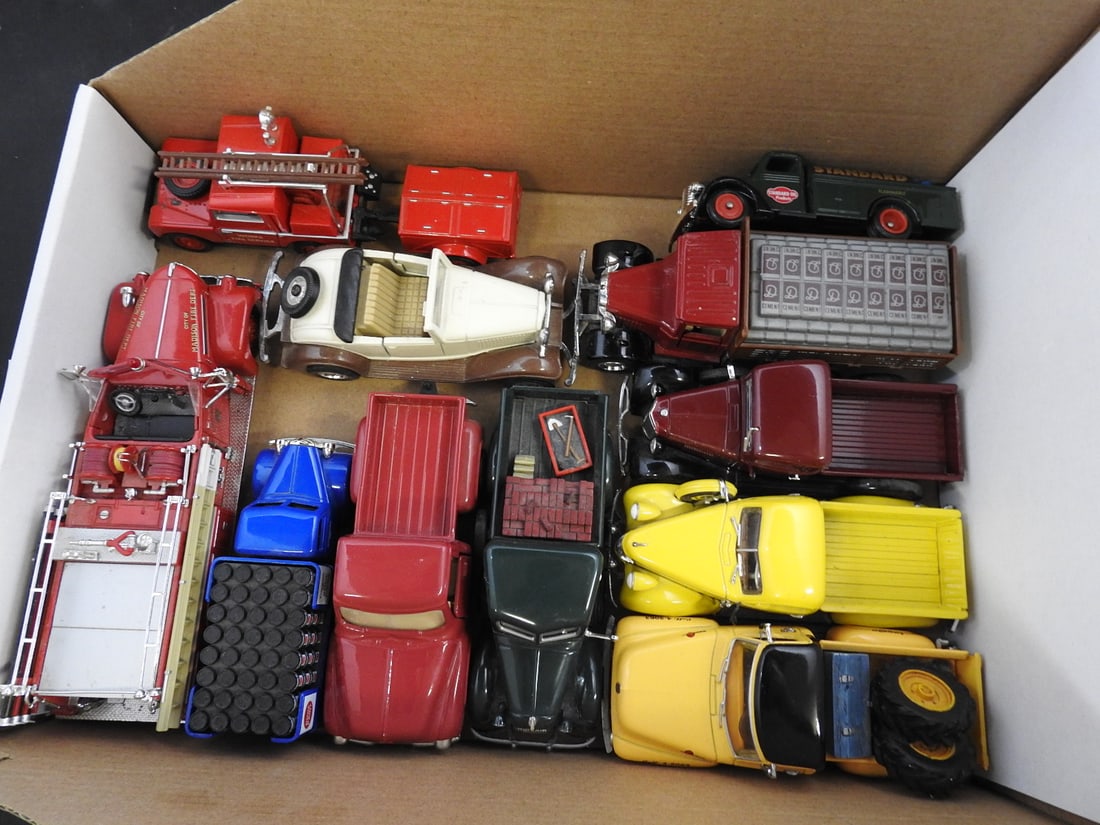 Mixed Die-Cast Cars, Trucks and Fire Vehicles - 4