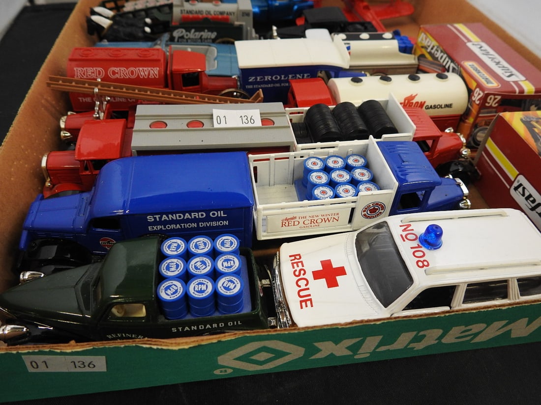 Miniature Rescue, Tanker and Service Vehicle Lot - 2
