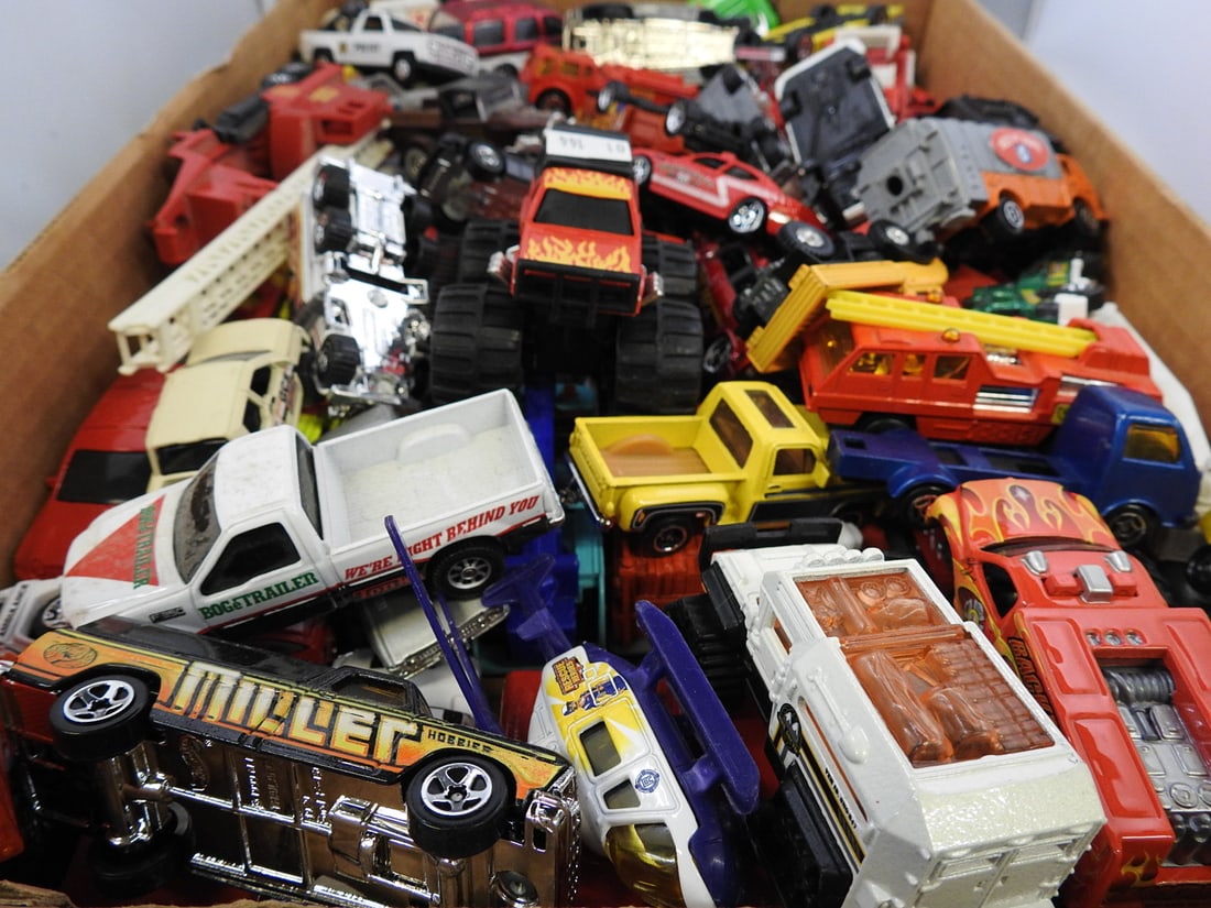 Large Mixed Die-Cast Cars and Emergency Vehicles - 4