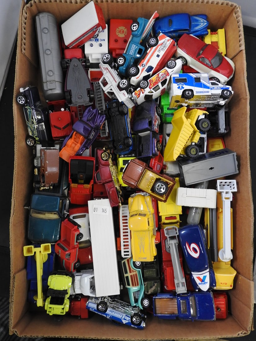 Large Mixed Cars, Trucks and Construction Vehicles - 2