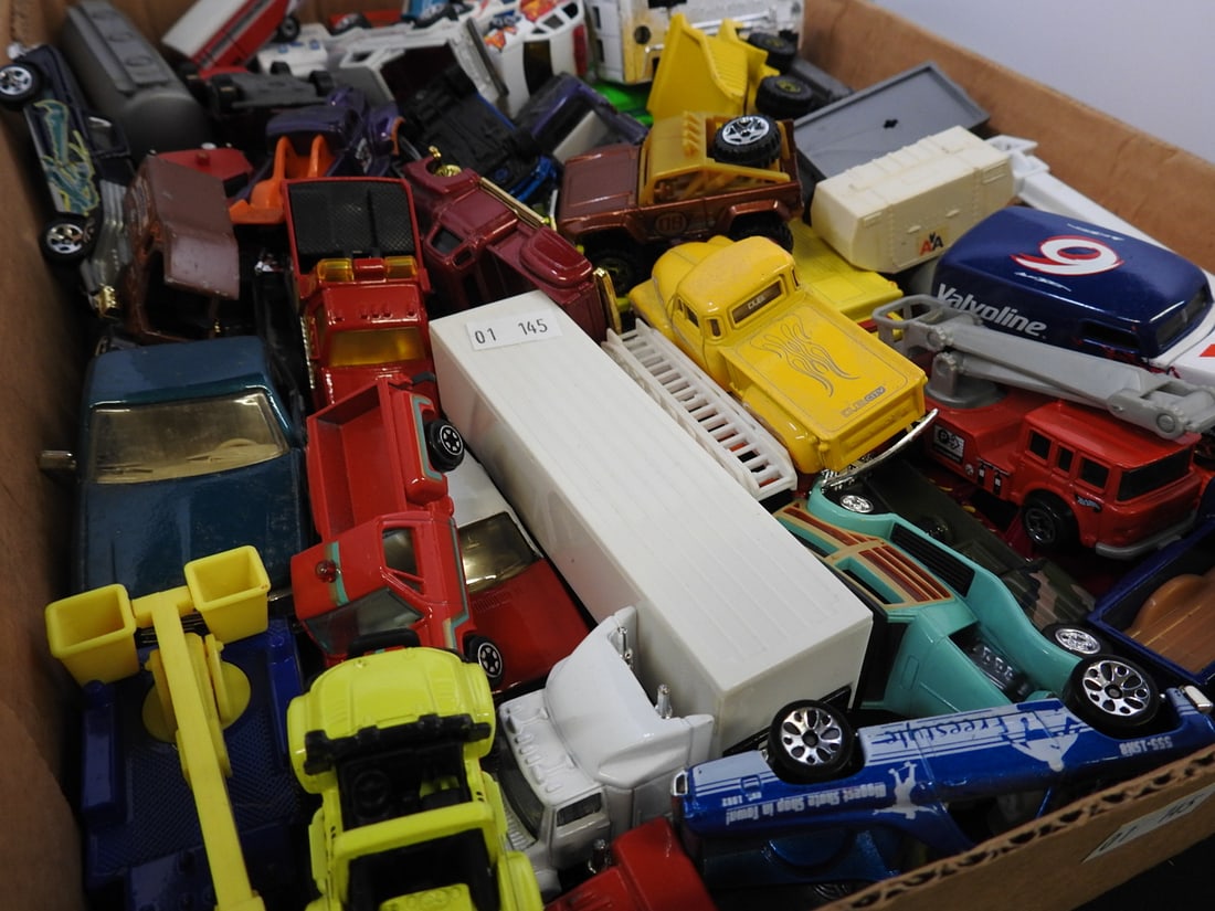Large Mixed Cars, Trucks and Construction Vehicles - 3