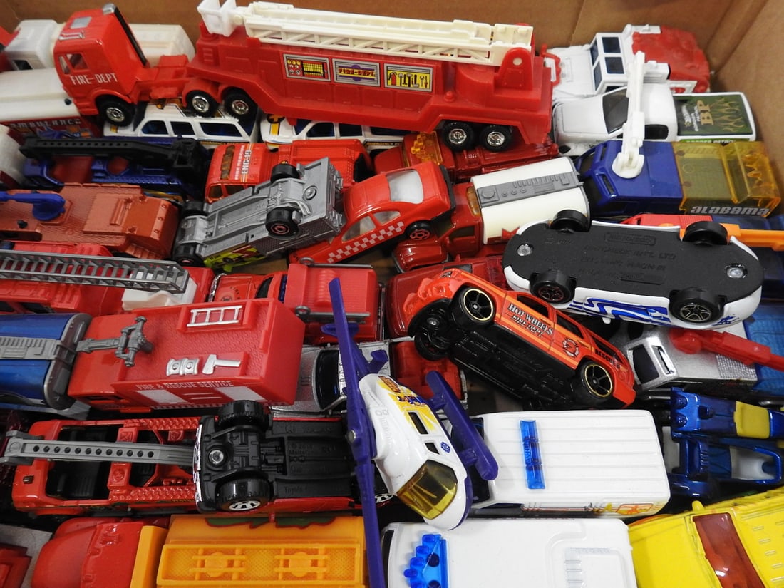 Matchbox Fire Collectibles and Mixed Toy Vehicle Lot - 3