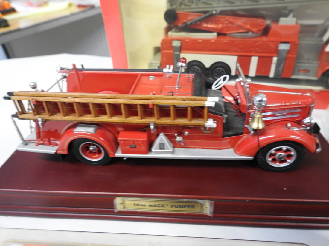 Packaged and Loose Fire Truck Model Collection - 3