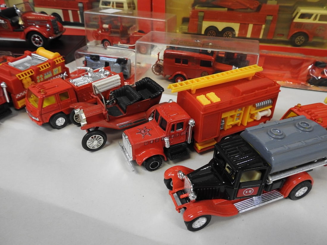 Packaged and Loose Fire Truck Model Collection - 4