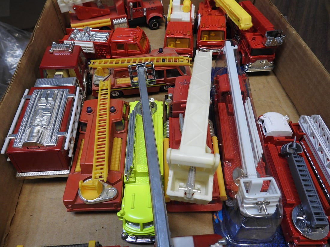 Large Mixed Fire, Rescue and Toy Vehicle Lot - 2