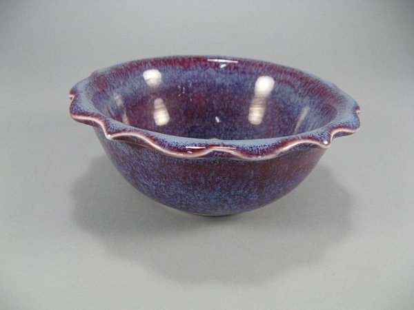 Art Pottery Bowl: Style of Fulper H. 2.5" by Dia. 6.5".