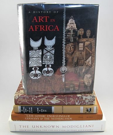 Lot Of 5 Reference & Art Books Engravings, Gothic: (a)Sotheby's Indian, Himalayan, South East Asian Art & Indian Miniatures (b)The Unknown Modigliani (c)The International Library Of Negro Life And History (d)Late Gothic Engravings Of Germany And The N