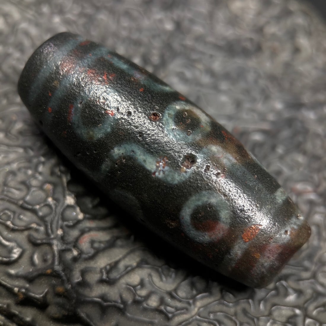 An exquisite chinese agate DZI beads - 4
