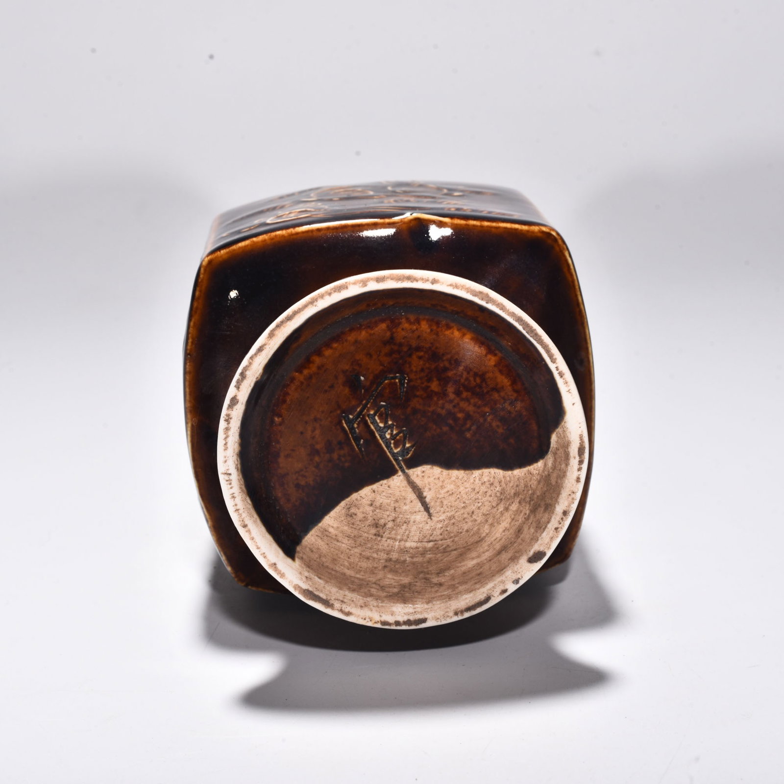 An Exquisite Chinese official rabbit pattern square vase - 9
