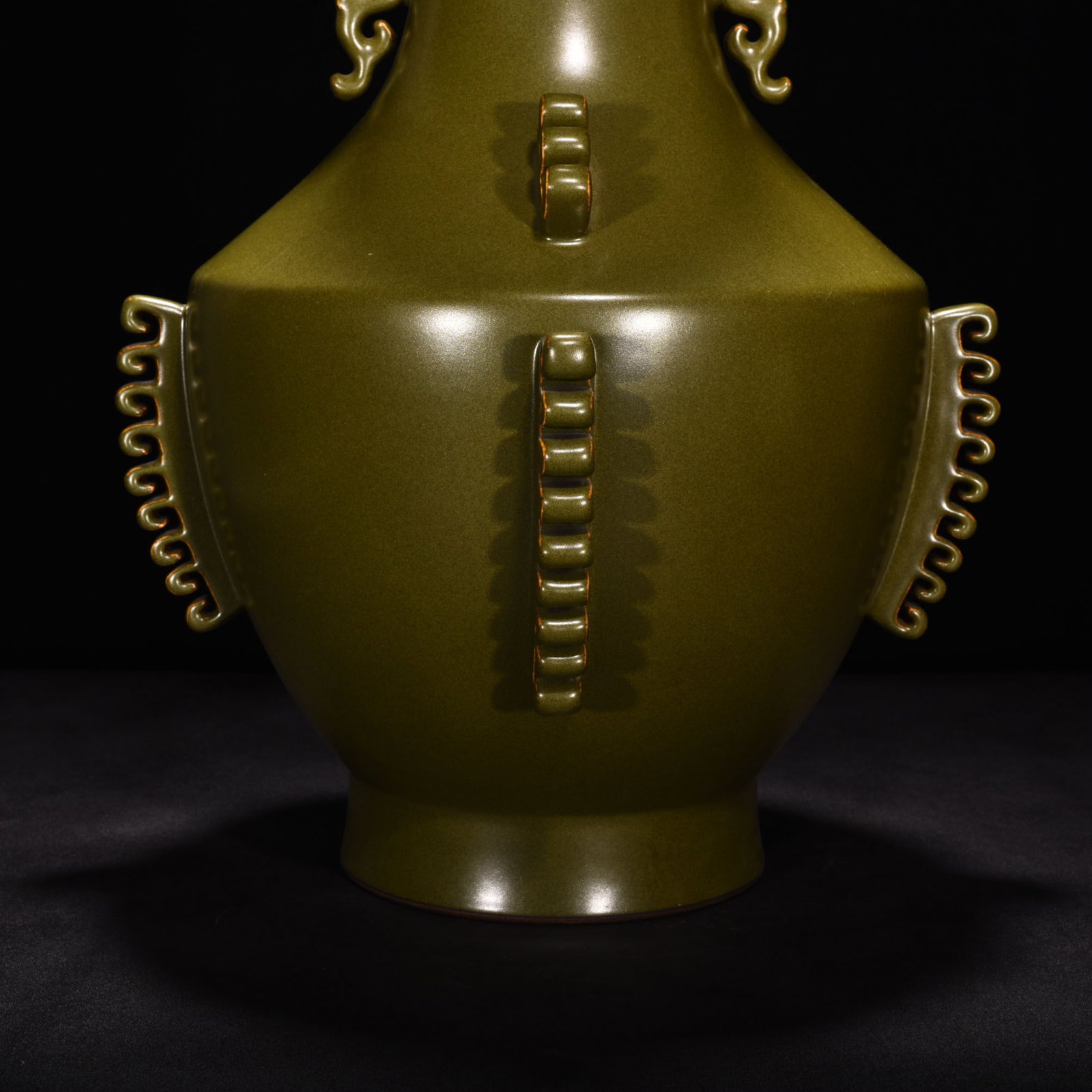 An Exquisite Chinese tea glazed halberd vase - 3