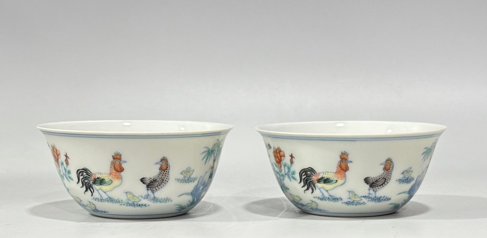 An Exquisite Chinese blue and white doucai pattern cup: Size: Diameter 8.5 cm - Height 3.8 cm |Materials: Porcelain |Style Dynasty: Qing dynasty |Inscription: Yongzheng Mark |Object: cup