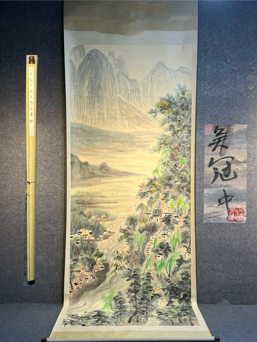 An Exquisite Chinese scroll painting (1 of 9)