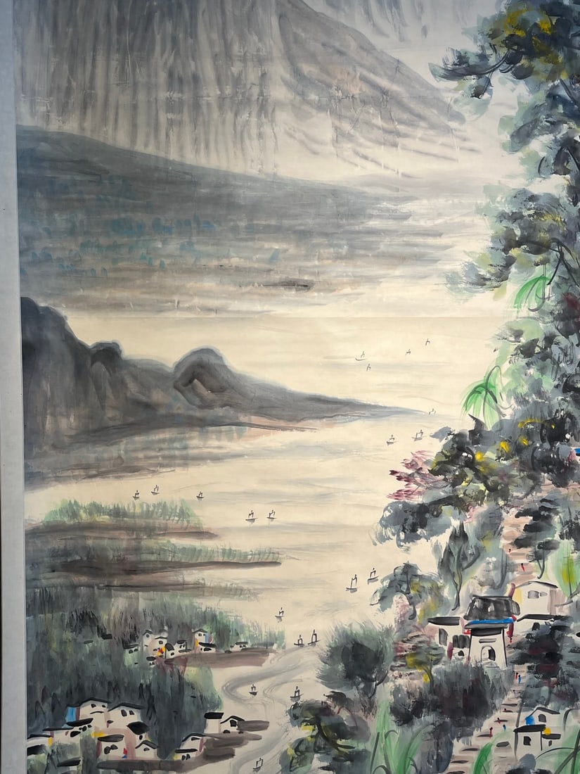 An Exquisite Chinese scroll painting - 5
