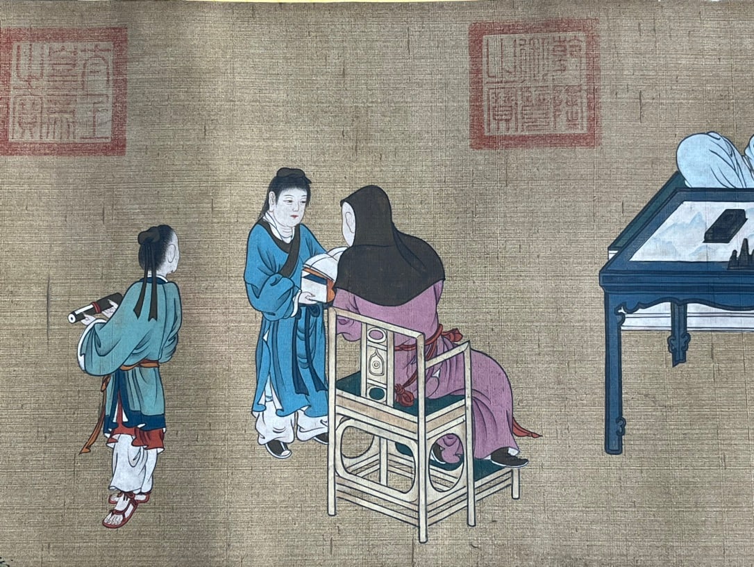 Chinese scroll painting Yan Liben - 5