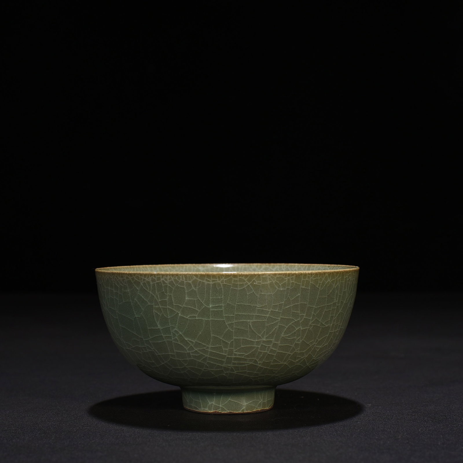 An Exquisite Chinese Color Yue Kiln Small Bowl: Size: Width 10 cm - Height 7 cm |Materials: Porcelain |Style Dynasty: Song Dynasty |Attribution: 10th-c |Object: bowl