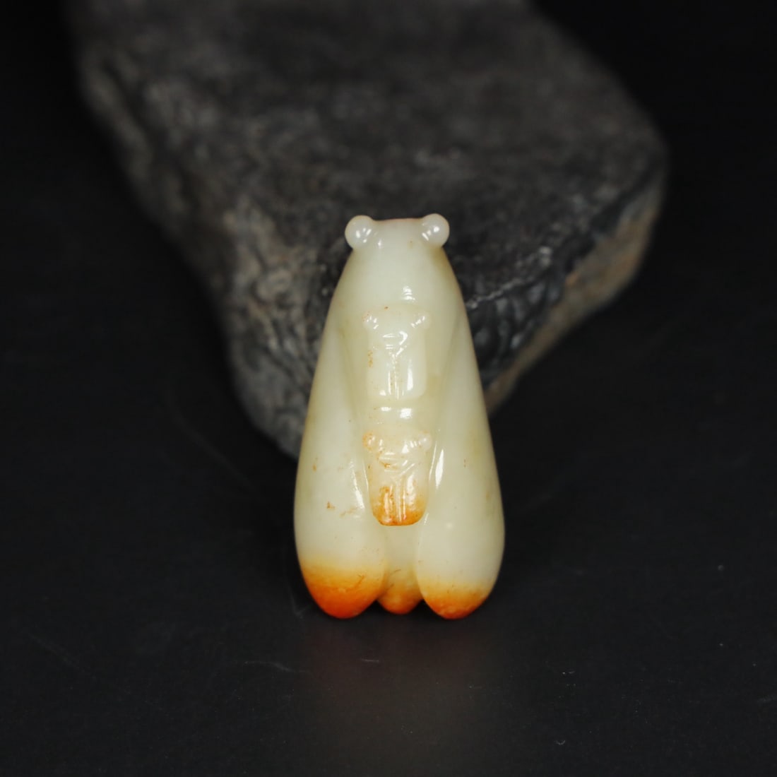 Chinese Natural Jade Carved Cicada (1 of 9)