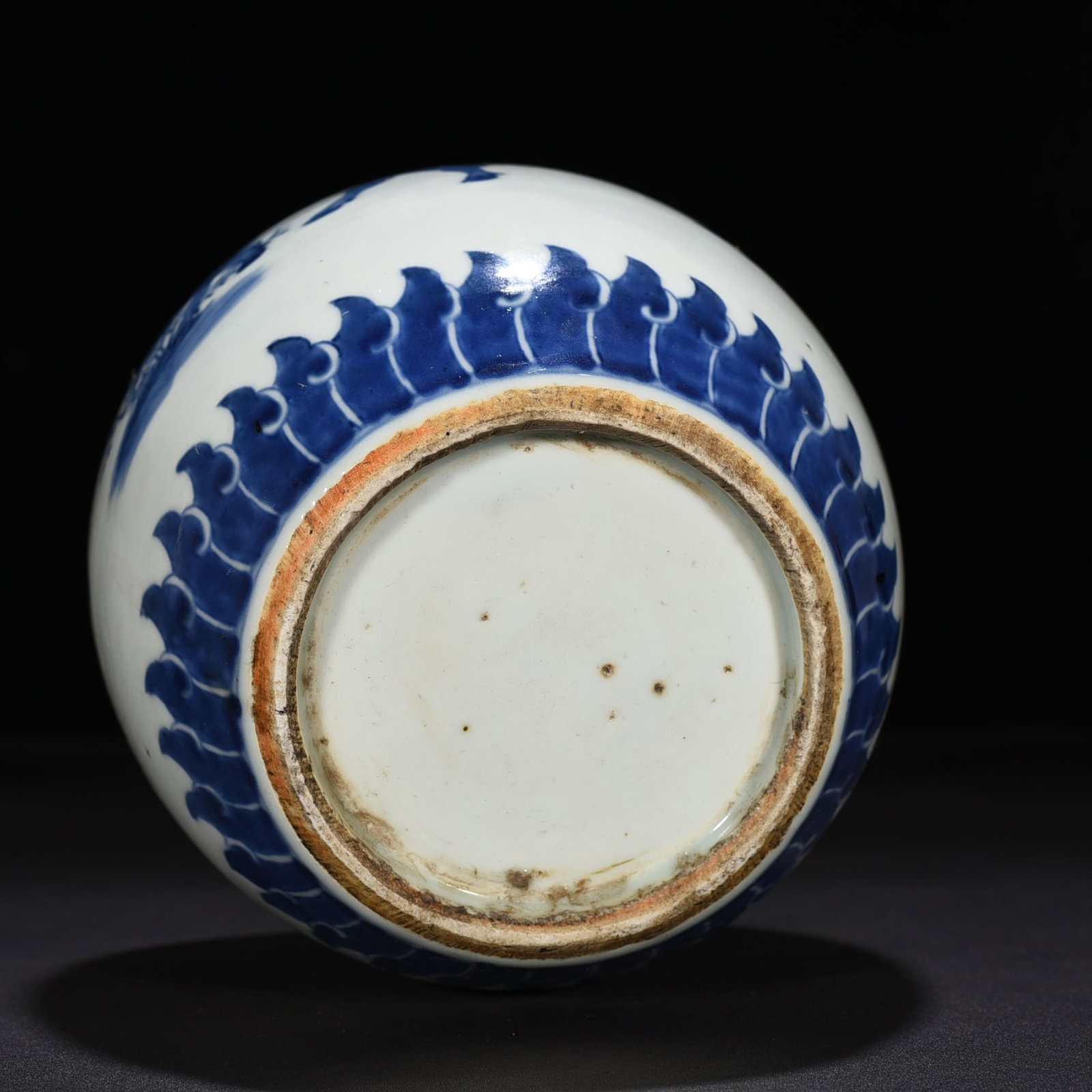 An Exquisite Chineseblue and white five-ox pattern jar - 6