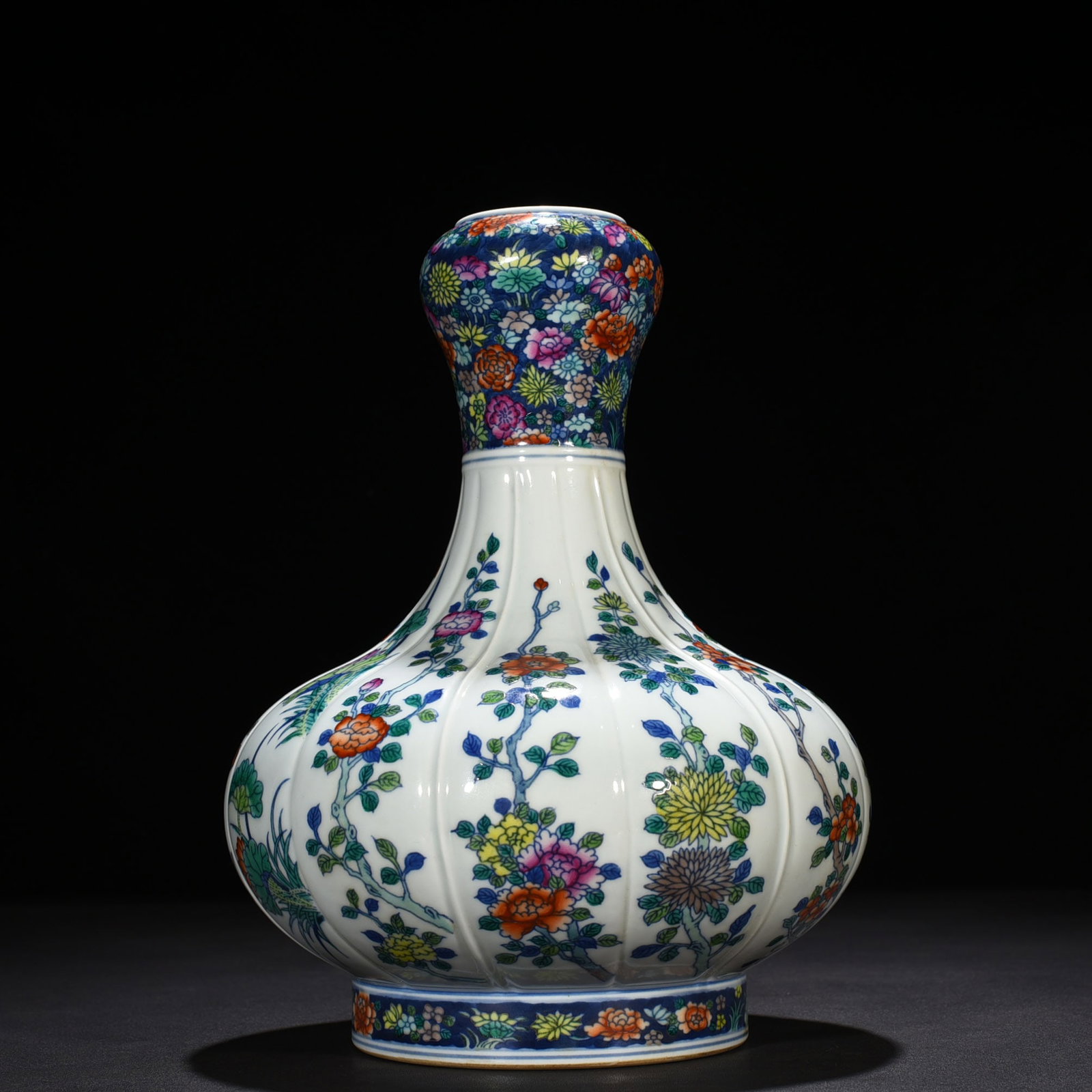 An Exquisite Chinese Doucai Twelve Flower Gods Garlic Vase: Size: Height 27 cm - Width 22 cm |Materials: Porcelain |Dynasty: Qing dynasty |Inscription: Yongzheng Mark |Object: vase