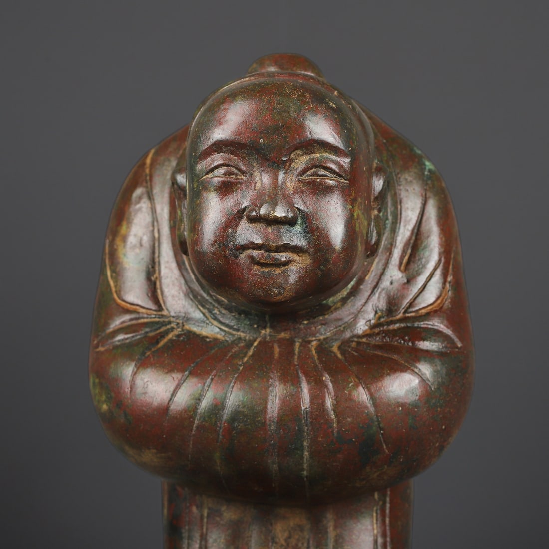 An Exquisite Chinese Bronze servant - 2
