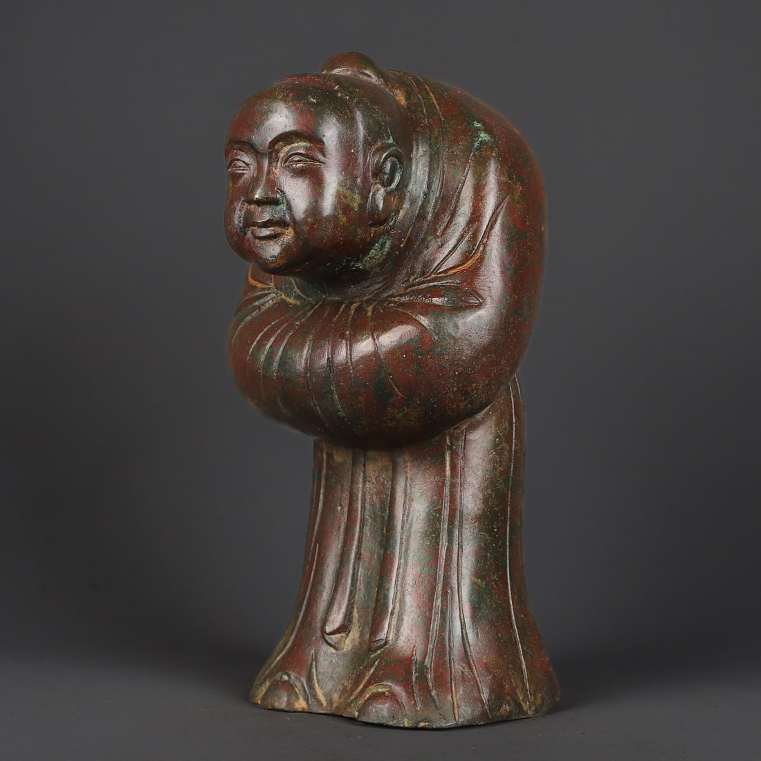 An Exquisite Chinese Bronze servant - 3